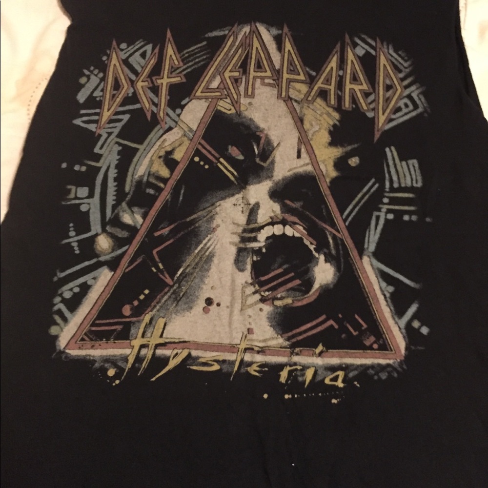 Def Leppard Hysteria Tour Vintage Tank Top.
